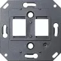 Gira 019100 draagring voor AMP/RADIALL data-aansluitdoos - zwart (System 55)