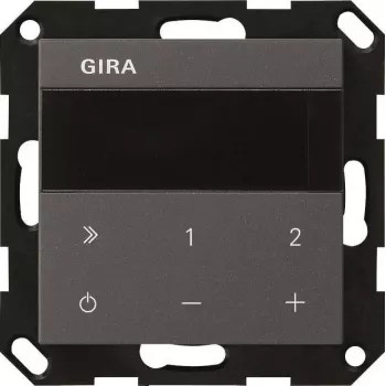GIRA 232028 inbouwradio IP System 55 antraciet
