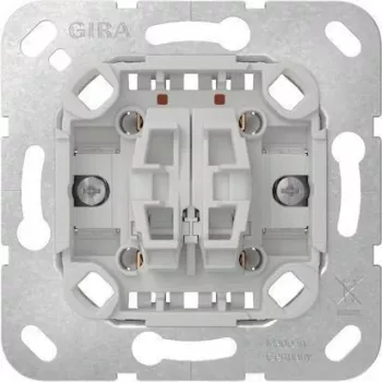 Gira 312800 2-polige wisselschakelaar-inzet, 10A 250V AC, schroefklemmen, inbouw