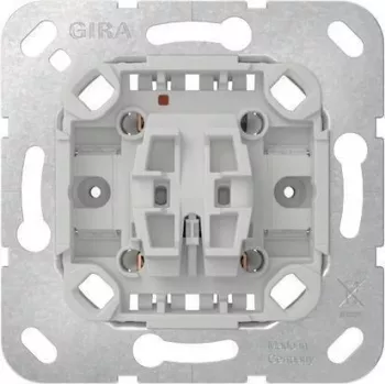 GIRA 381600 wisselschakelaar inzet, 1-polig, 10 A, 250 V AC, inbouw, zonder klauwen, voor System 55