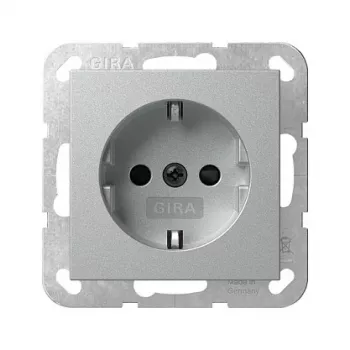 GIRA 445326 SCHUKO stopcontact SH System 55 F alu