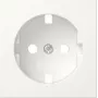 Gira 492027 afdekking voor SCHUKO-stopcontact, System 55, reinwit mat