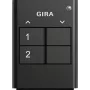 GIRA 535210 draadloze handzender voor System 3000, 2-kanaals draadloos, batterijgevoed, wit