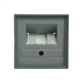 GIRA afdekking voor UAE/IAE/ISDN stopcontact System 55, Standard 55, E2, Event, Event Klar, Event Opak, Esprit, ClassiX alum (027026)