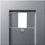 Gira afdekking voor TAE-doos, System 55, aluminium 027626