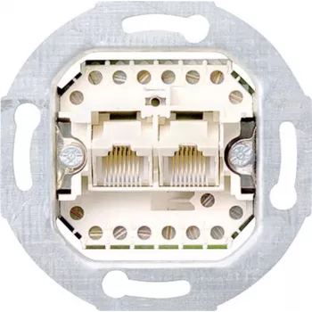 Gira datadoos inzetstuk UAE/IAE/ISDN Standard 55, E2, Event helder, Event, Event opaak, Esprit, ClassiX, System 55 019000