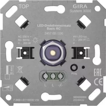 Gira LED draaidimmer-inzet Basic RC System 3000 245700