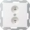 Gira luidspreker-aansluitdoos System 55, Standard 55, E2, Event, Event Klar, Event Opak, Esprit, ClassiX zuiverwit (040203)