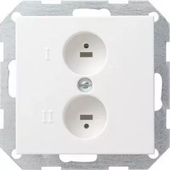 Gira luidspreker-aansluitdoos System 55, Standard 55, E2, Event, Event Klar, Event Opak, Esprit, ClassiX zuiverwit (040203)