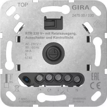 GIRA RTR 230 V relaisuitgang AAN/UIT regeling inzetstuk 247500