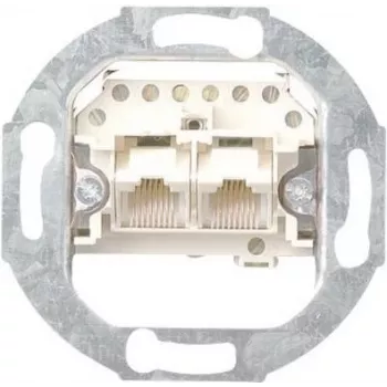 Gira draagring met centraalplaat voor UAE/IAE/ISDN-aansluitdozen, System 55, E2, Event, Esprit, ClassiX, F100, 1-voudig, inbouw, 50x50 mm opening, halogeenvrije thermoplast 018700