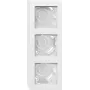 Gira opbouwbehuizing 3-voudig reinwit 106329