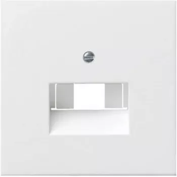 Gira System 55 afdekplaat voor UAE/IAE/ISDN-aansluitdoos, zuiverwit 0270112