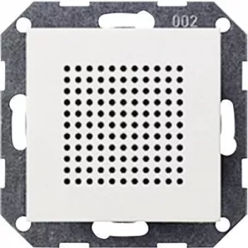 Gira System 55 inbouw radio-luidsprekermodule, zuiverwit mat (228227)