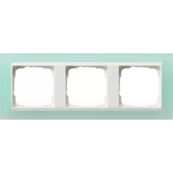 Gira 0213395 Event Opak Afdekraam, 3-voudig, mint met zuiver wit glanzend tussenraam