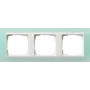Gira 0213395 Event Opak Afdekraam, 3-voudig, mint met zuiver wit glanzend tussenraam