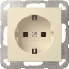 Gira System 55 SCHUKO stopcontact cremewit (418801)