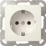 Gira System 55 SCHUKO stopcontact, zuiverwit, inbouw, 16 A 446603