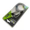 GIZZU 1,8 m Nano Key Lock beveiligingskabel met sleutel - zwart