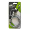 GIZZU 1,8 m Nano Key Lock beveiligingskabel met sleutel - zwart
