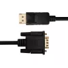 Gizzu 1080P DisplayPort-naar-VGA-kabel 1,8 m poly