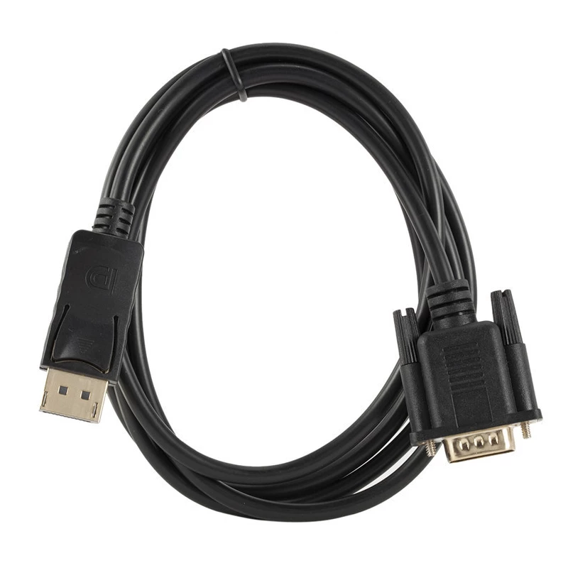 Gizzu 1080P DisplayPort-naar-VGA-kabel 1,8 m poly