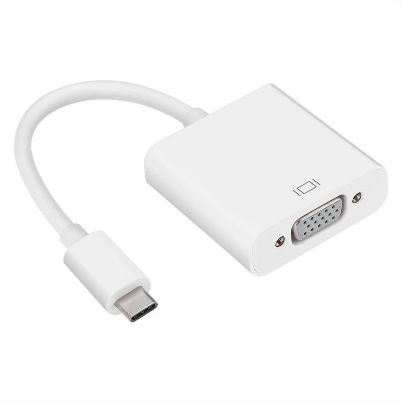 Gizzu 1080P Type-C naar VGA adapter Poly