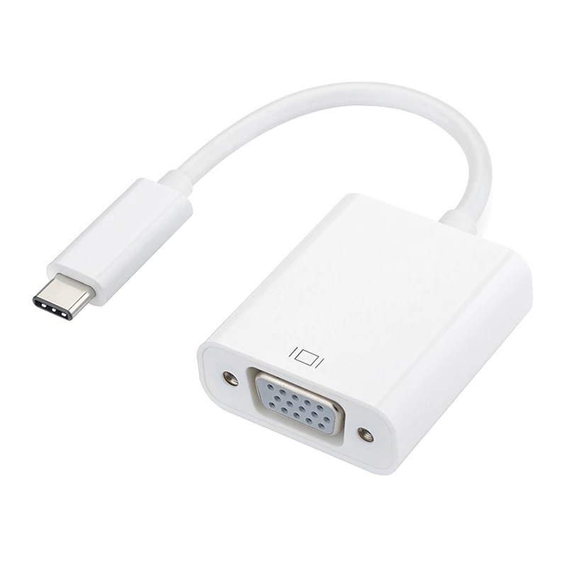 Gizzu 1080P Type-C naar VGA adapter Poly