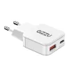 Gizzu 2-poorts 30W GaN wandlader USB-C PD + USB-A QC wit