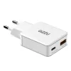 Gizzu 2-poorts 45W GaN wandlader USB-C PD & USB-A QC wit