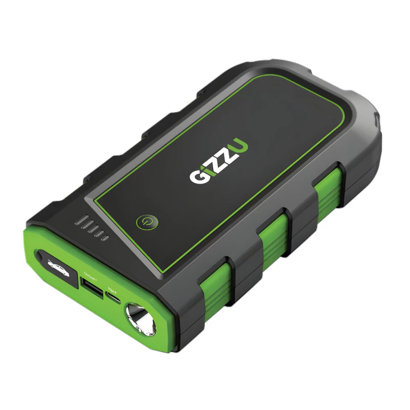 GIZZU 2000A startbooster 16000mAh - zwart