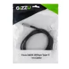 GIZZU 240W 20Gbps USB-C naar USB-C kabel 2m Zwart