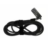GIZZU 2m slimline combinatiekabelslot voor notebook en ultrabook