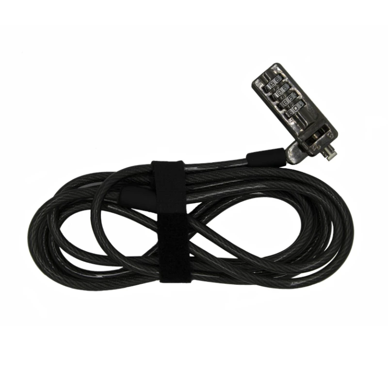 GIZZU 2m slimline combinatiekabelslot voor notebook en ultrabook