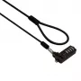 GIZZU 2m slimline combinatiekabelslot voor notebook en ultrabook