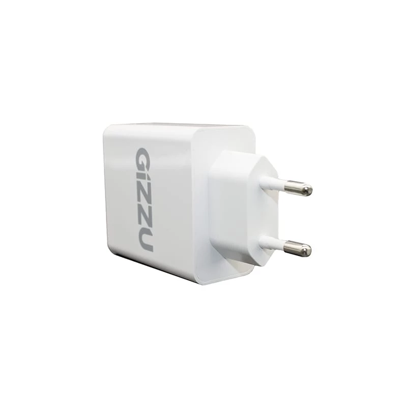GIZZU 36W USB-C PD & QC3.0 dual-poorts wandlader - wit