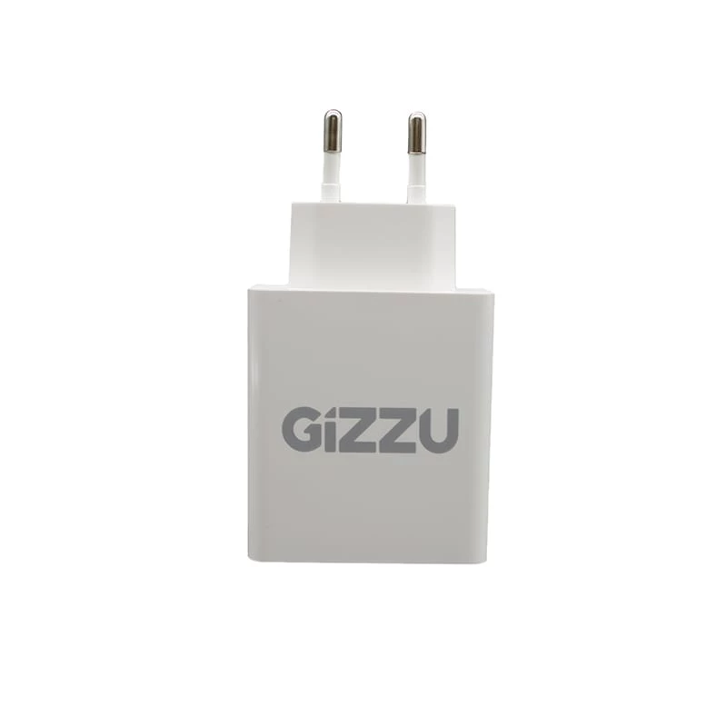 GIZZU 36W USB-C PD & QC3.0 dual-poorts wandlader - wit