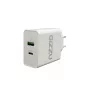GIZZU 36W USB-C PD & QC3.0 dual-poorts wandlader - wit
