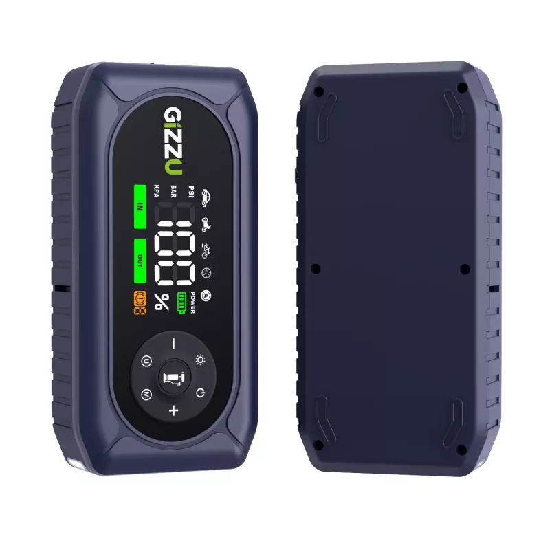 Gizzu 4-in-1 starthulp en luchtcompressor