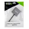 Gizzu 4-in-1 Type-C naar dubbele HDMI hub