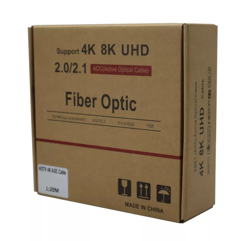 GIZZU 4K actieve glasvezel HDMI-kabel 20m