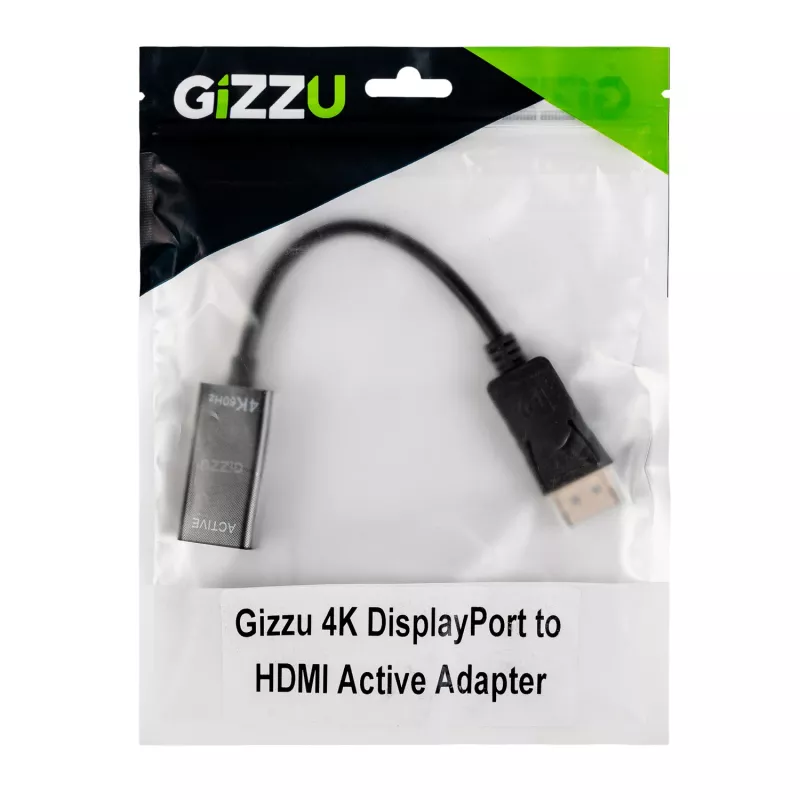 Gizzu 4K60Hz DisplayPort-naar-HDMI actieve adapter