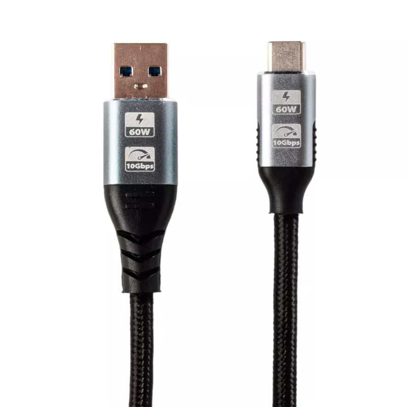 GIZZU 60W 10Gbps USB-naar-Type-C-kabel 2m