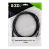 GIZZU 60W 5Gbps USB-C naar USB-C kabel 2m zwart