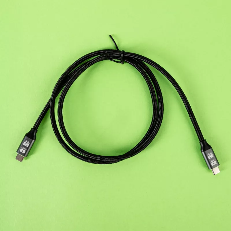 GIZZU 60W 5Gbps USB-C naar USB-C kabel 2m zwart