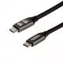 GIZZU 60W 5Gbps USB-C naar USB-C kabel 2m zwart