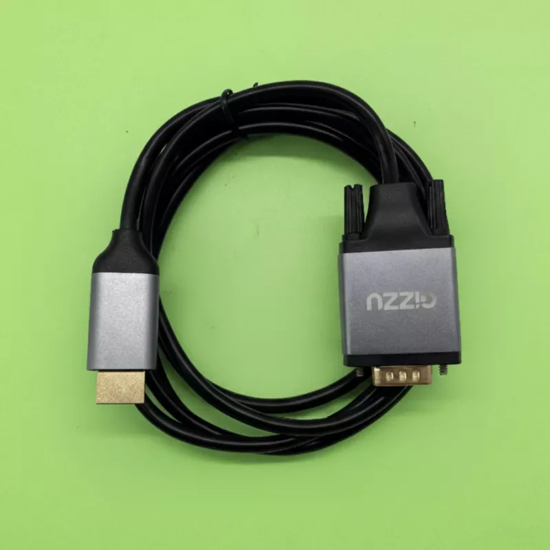 Gizzu Full HD HDMI-naar-VGA-kabel (1,8 m) - zwart