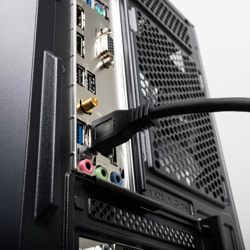 Gizzu USB 3.0 actieve verlengkabel 5m - zwart