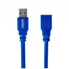 Gizzu USB 3.0 verlengkabel 2m – 5Gbps, stekker naar bus, zwart