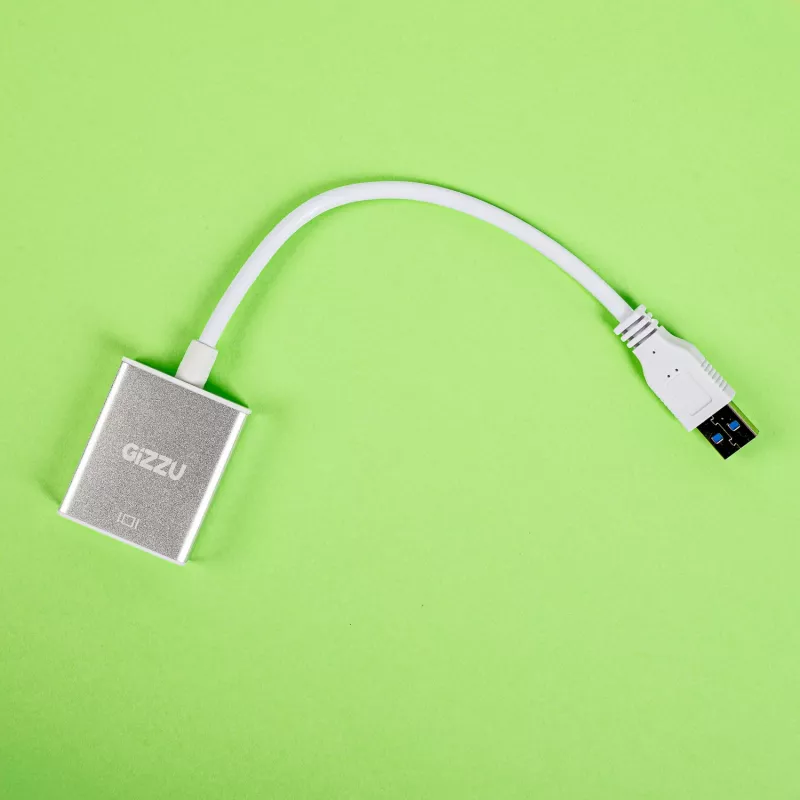 Gizzu USB 3.0 naar HDMI-adapter - Full HD 1080p video-uitgang, zwart